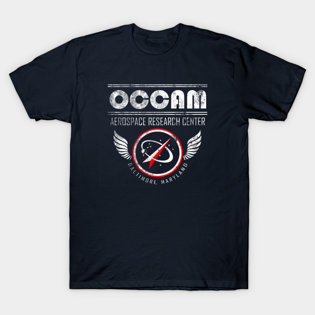 Occam, from THE SHAPE OF WATER, distressed T-Shirt by hauntedjack